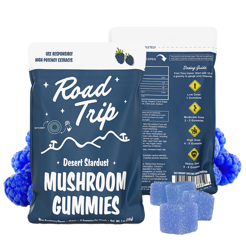 Desert Stardust Mushroom Gummies (8-Count) — legal mushroom gummies, no psilocybin, lab tested, made in USA
